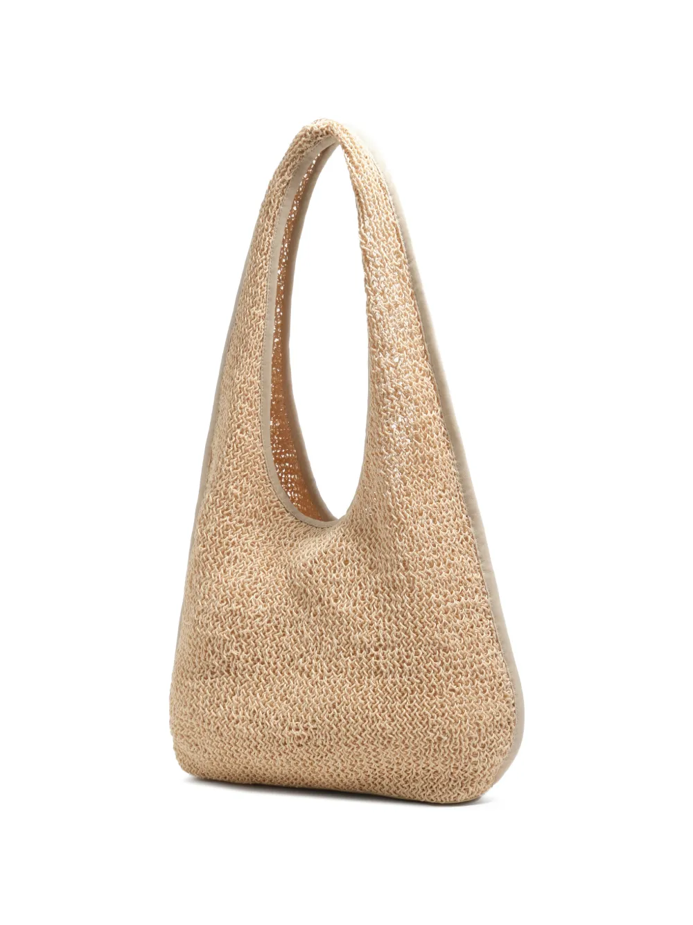BIMBA Y LOLA Grote gevlochten tas Beige