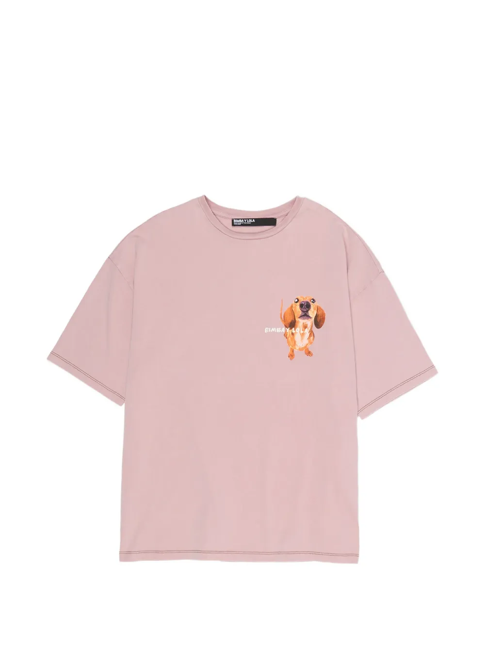 Bimba y Lola T-shirt in cotone con stampa - Rosa
