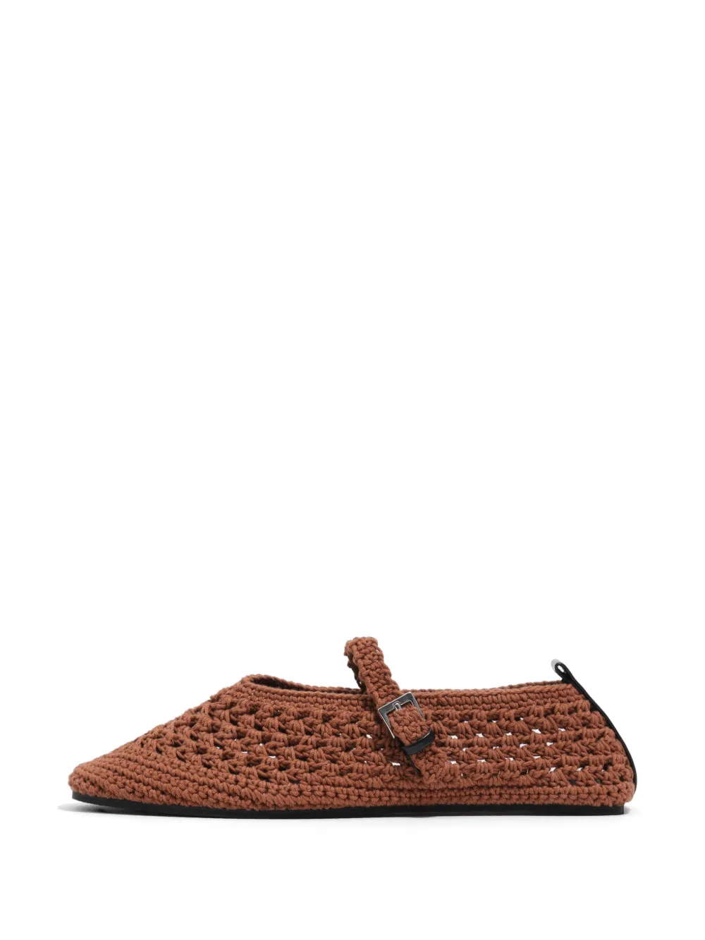 Bimba y Lola Ballerine all'uncinetto - Marrone