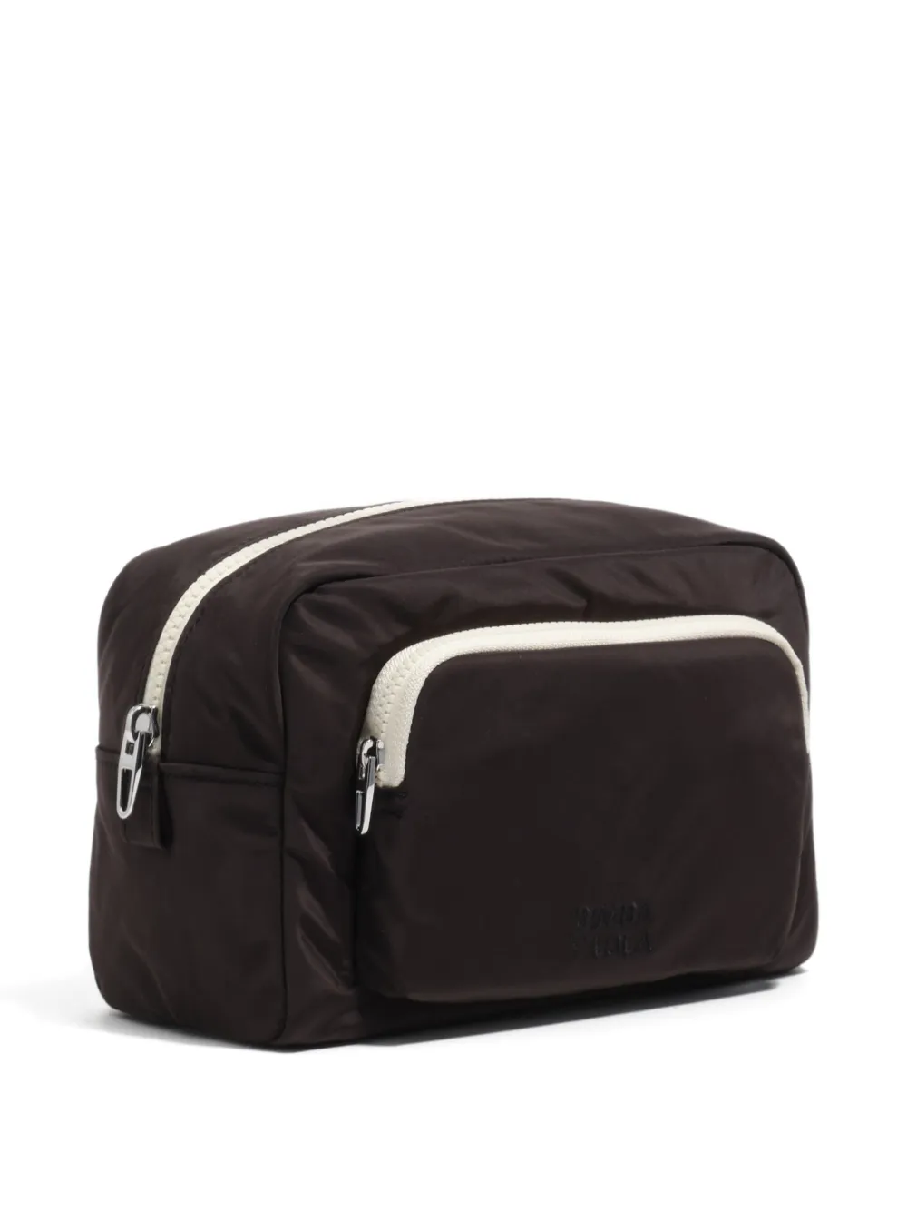 Bimba y Lola Trousse make up grande con zip e logo - Marrone