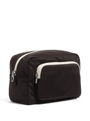 Agnès b. logo-embroidered Zip Pouch | Black | FARFETCH CA