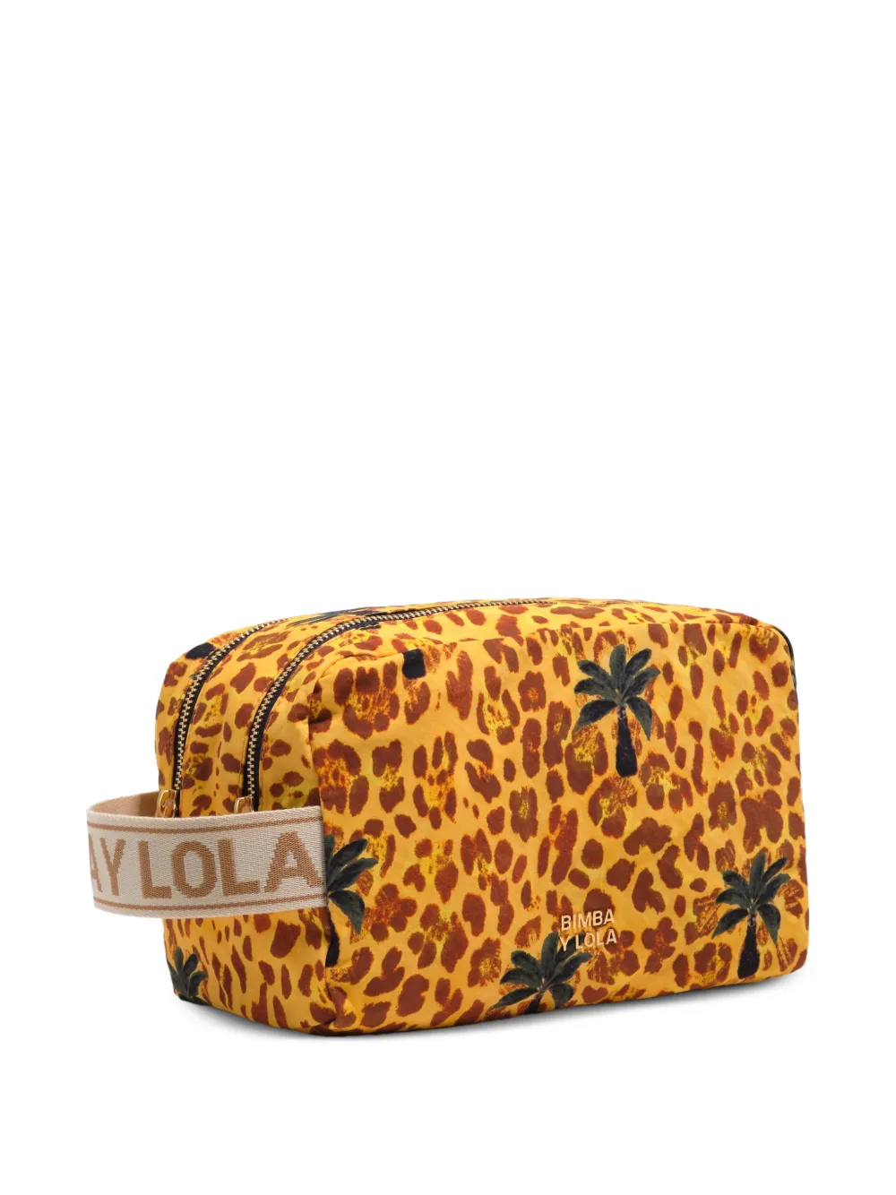 Bimba y Lola Trousse make up grande con stampa - Giallo
