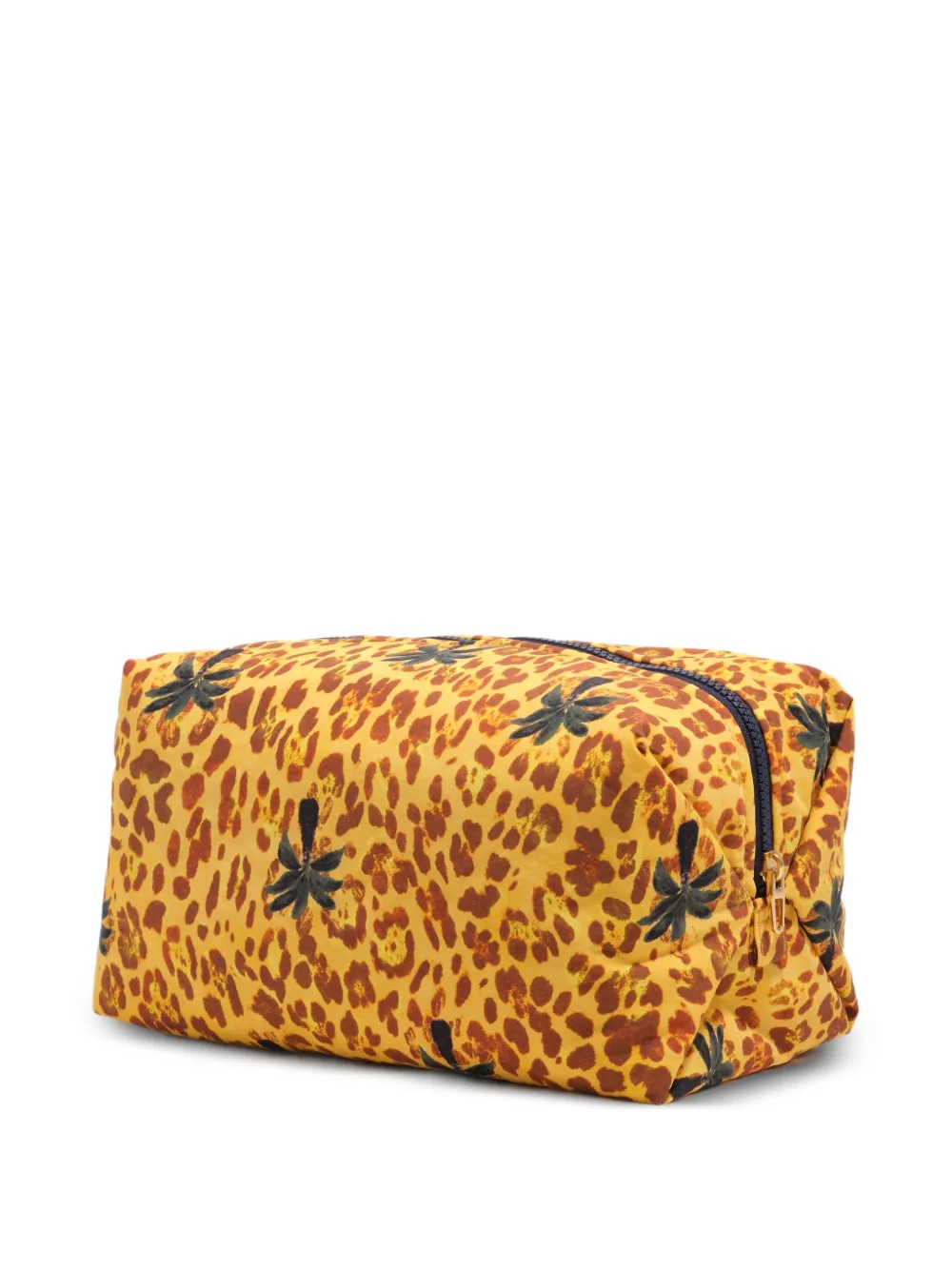  Bimba Y Lola Estuche De Maquillaje Grande Con Estampado De Leopardo - Amarillo 