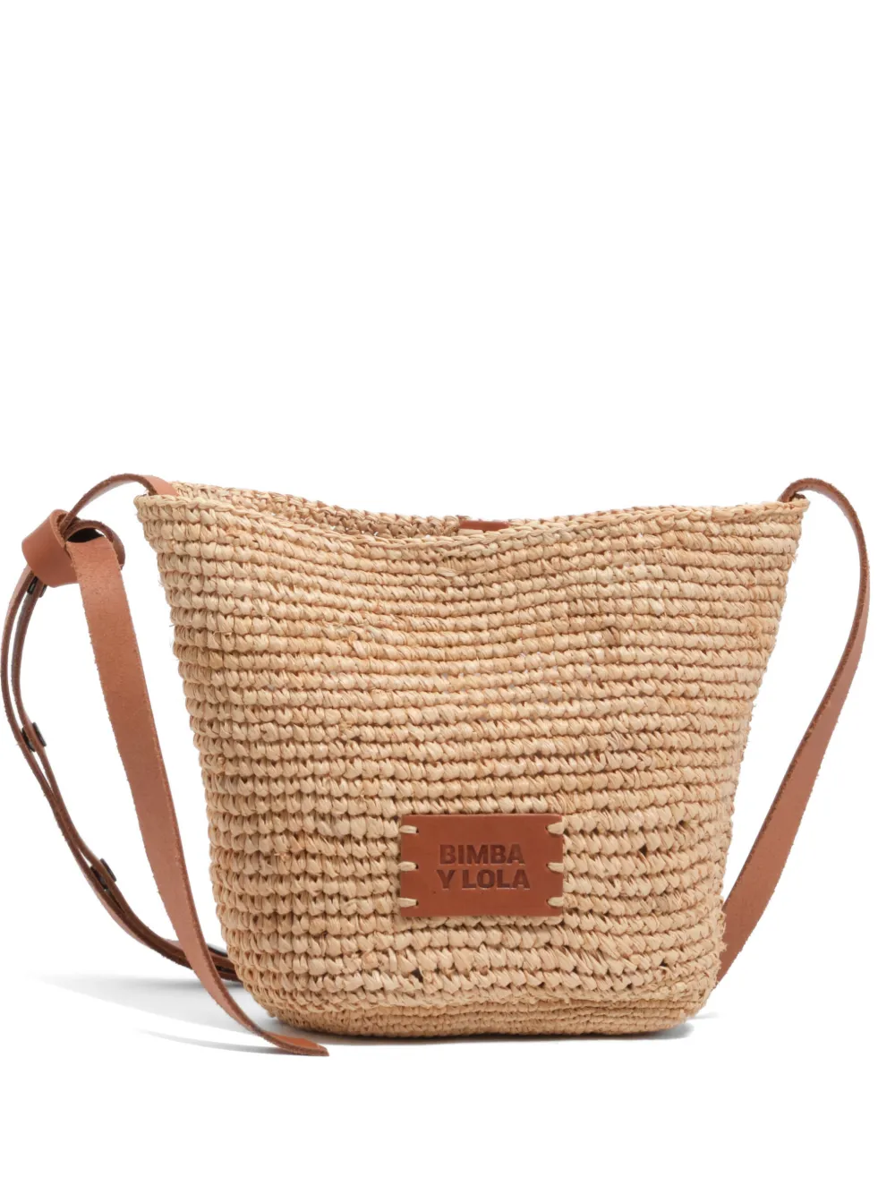 Bimba y Lola Borsa a spalla piccola con applicazione logo - Toni neutri