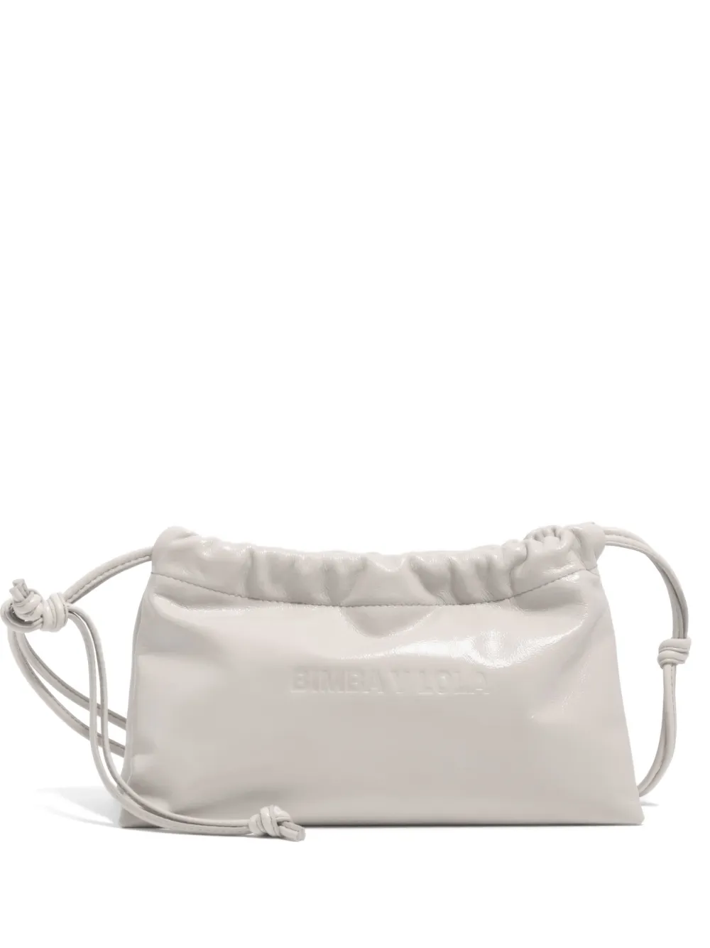 Bimba y Lola Borsa mini con coulisse e logo - Toni neutri