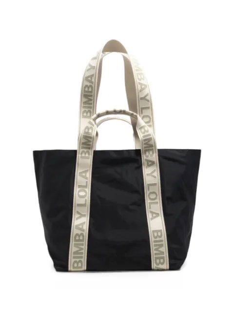 BIMBA Y LOLA large graphite nylon bag
