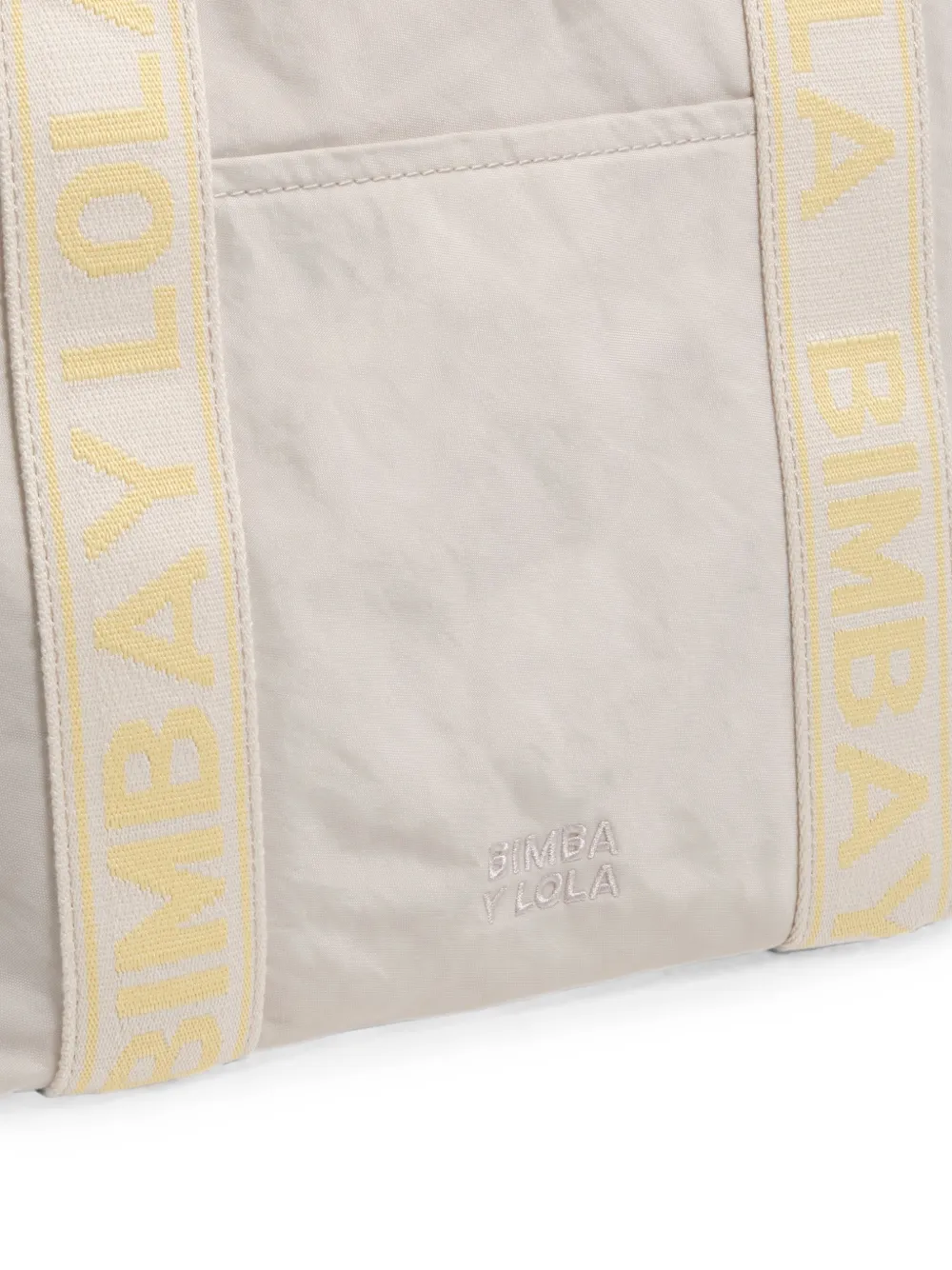 BIMBA Y LOLA Schoudertas met logo Beige