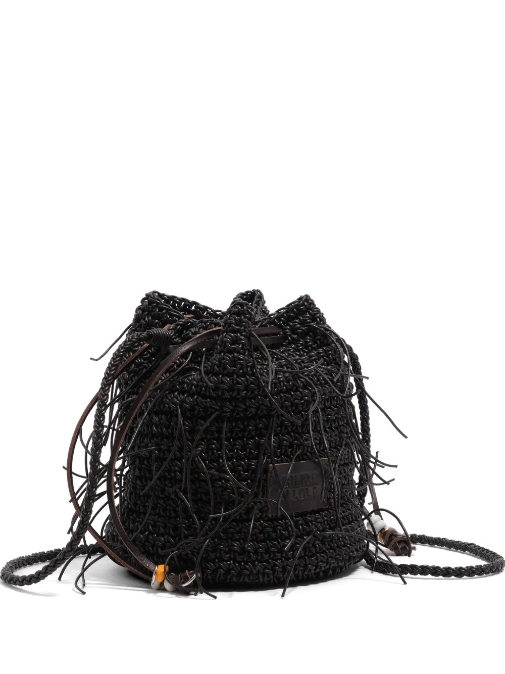 Bimba y Lola Borsa a secchiello mini in pelle - Marrone