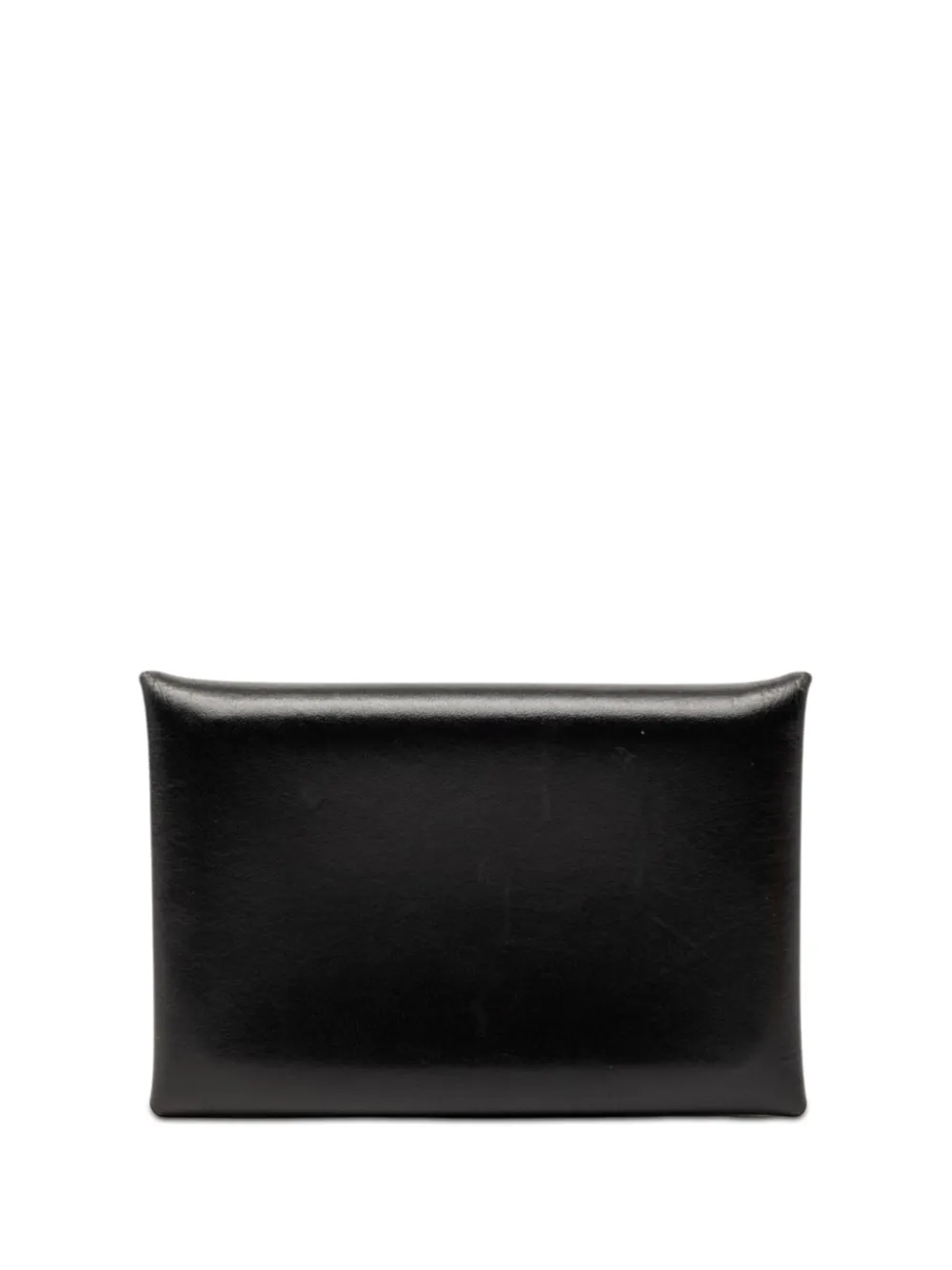 Hermès Pre-Owned 2024 Box Calf Calvi card holder - Nero