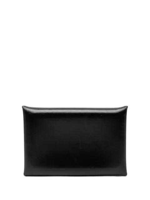 Hermès Pre-Owned 2024 박스 송아지 칼비 카드홀더