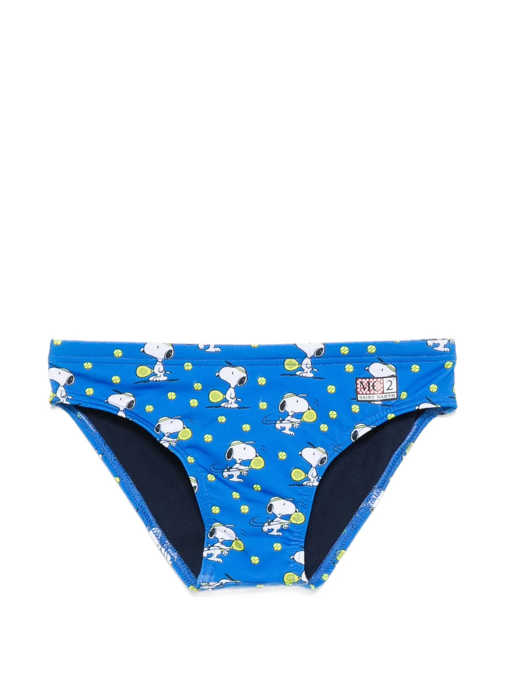 MC2 Saint Barth Kids x Peanuts printed swim briefs - Blau