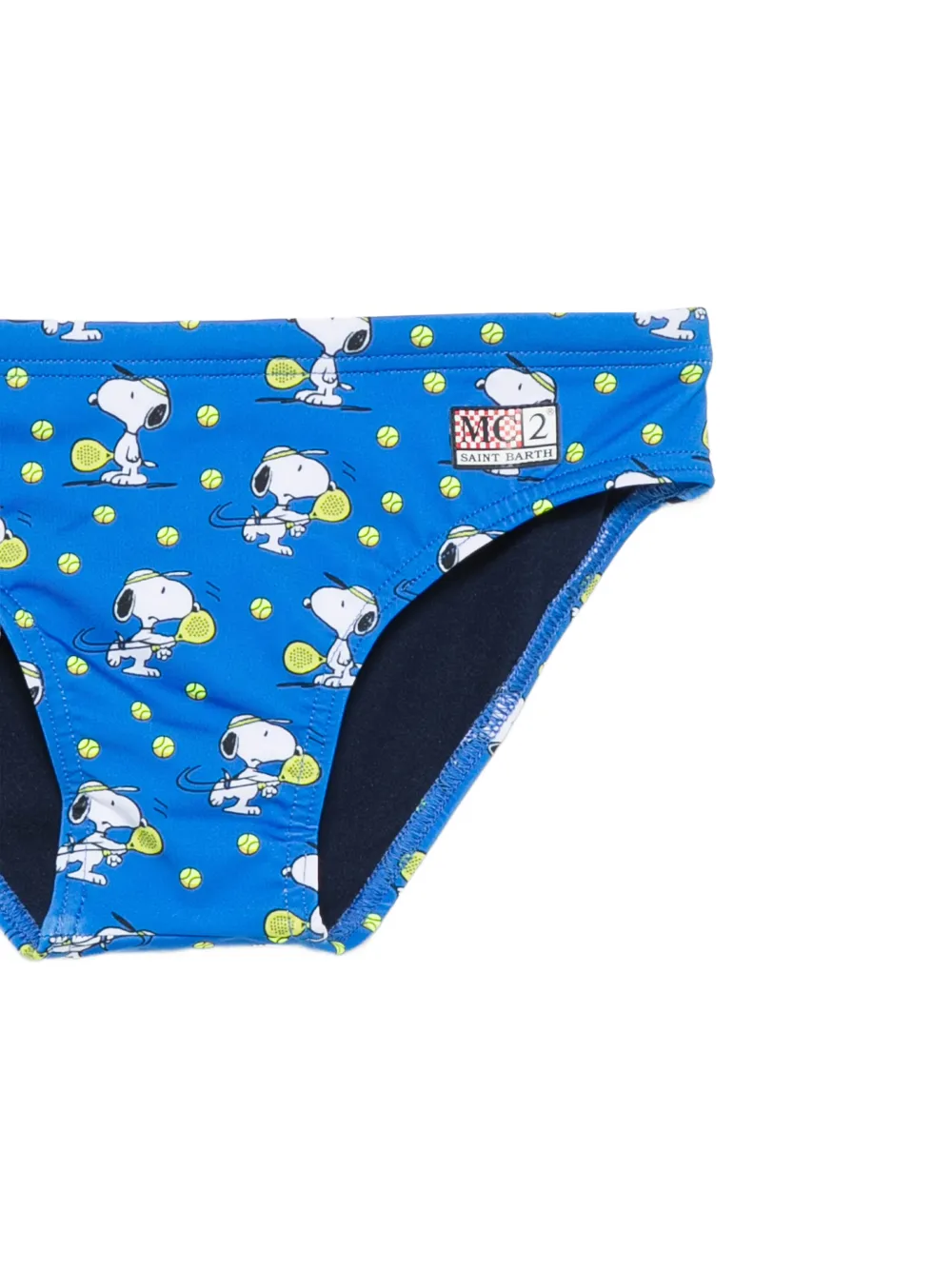 MC2 Saint Barth Kids x Peanuts zwembroek met print Blauw