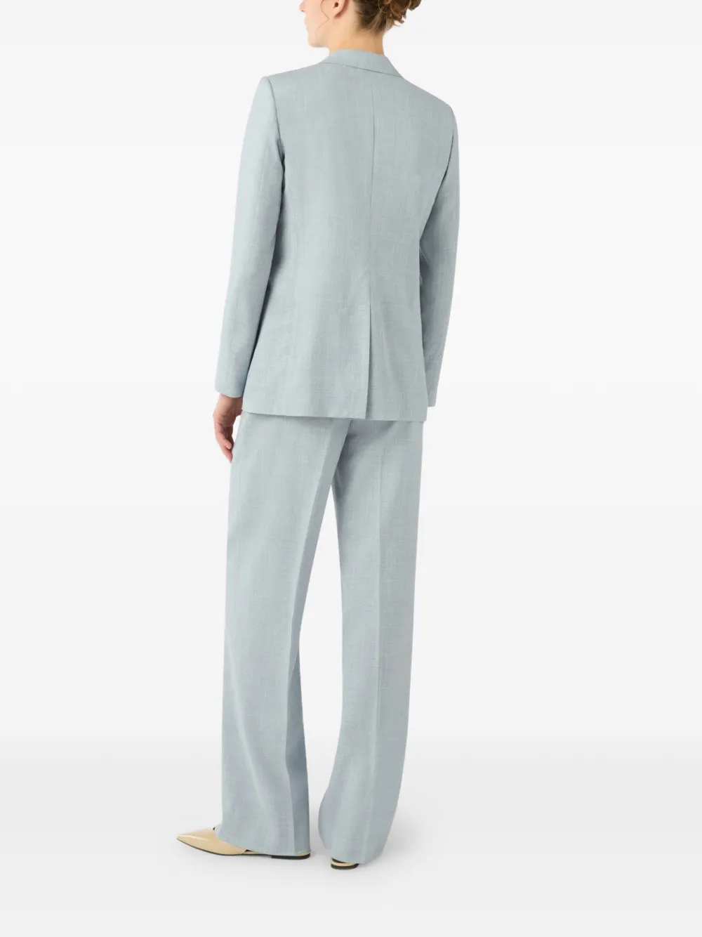  Lardini Blazer Con Solapas De Pico - Azul 
