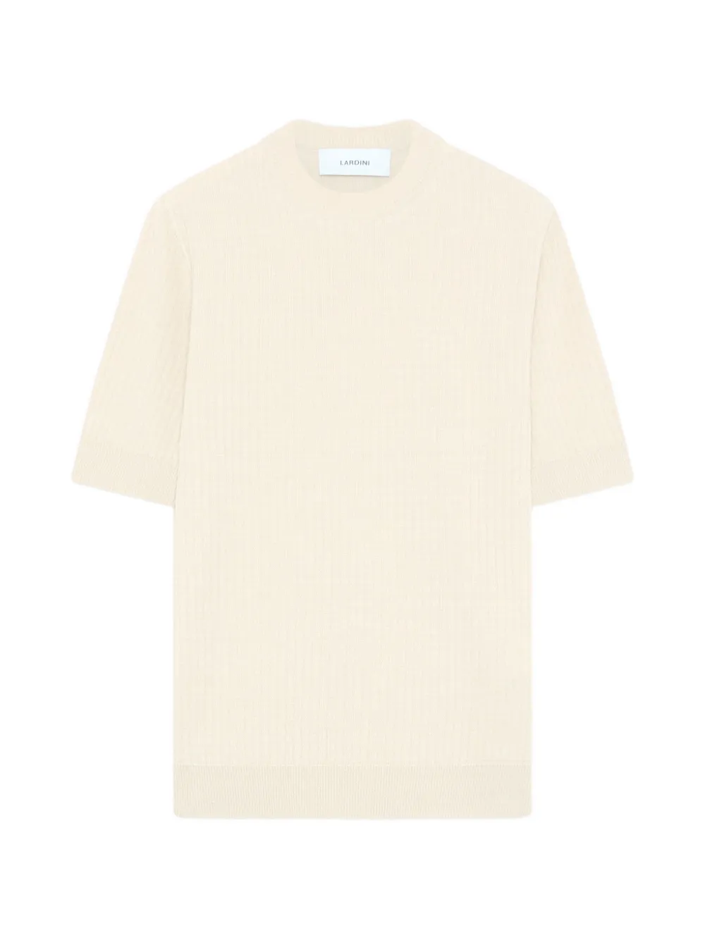 Lardini T-shirt a coste - Toni neutri