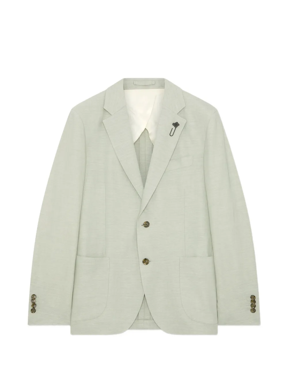 Lardini Blazer monopetto con tasca - Verde