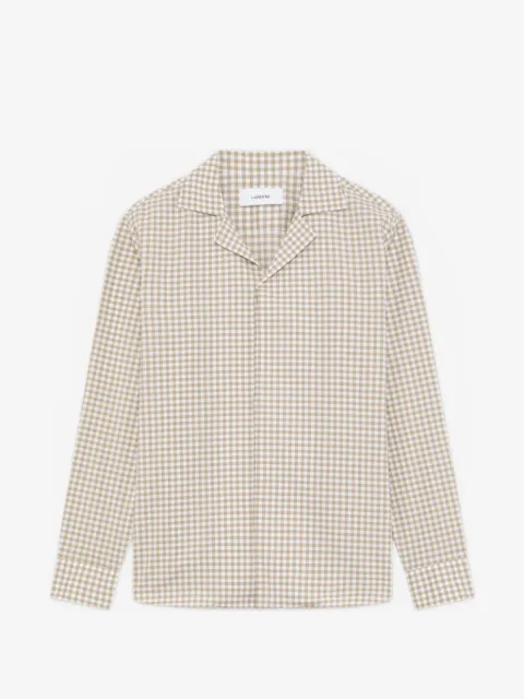 Lardini chemise en coton à carreaux