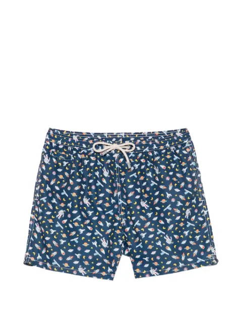 MC2 Saint Barth astronaut-print swim shorts