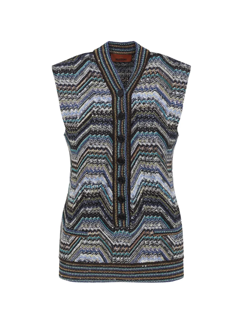 Missoni knitted jacket - Blu