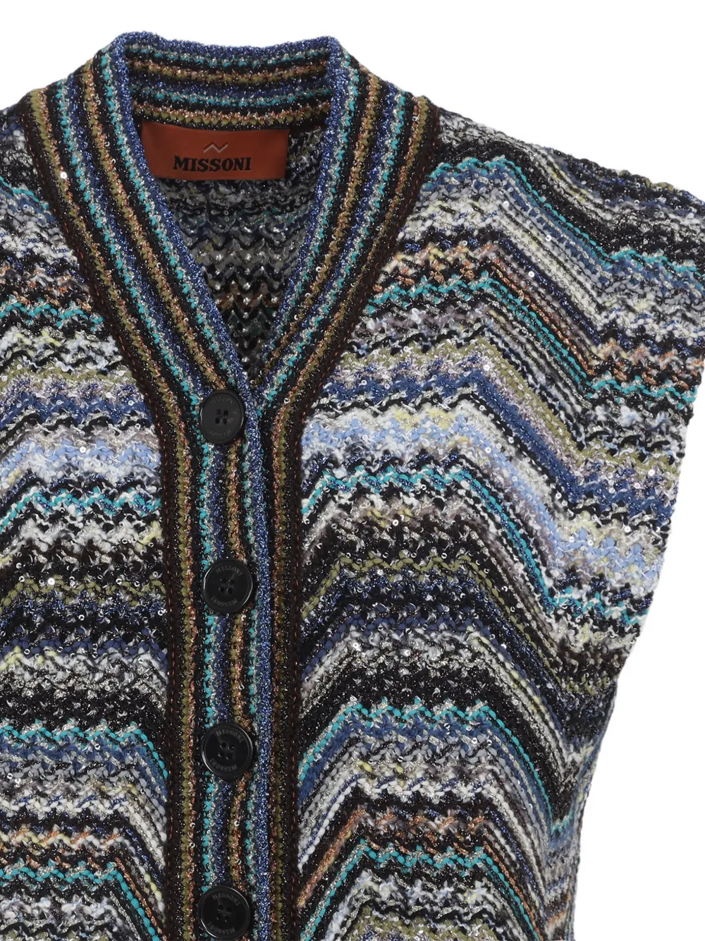 Missoni Gebreide jas Blauw