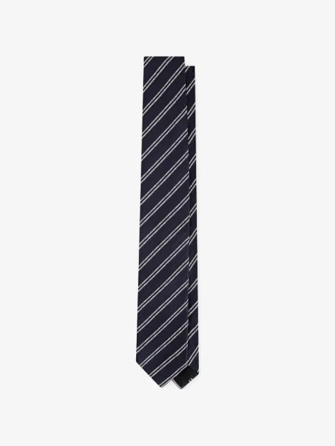 Lardini striped jacquard tie