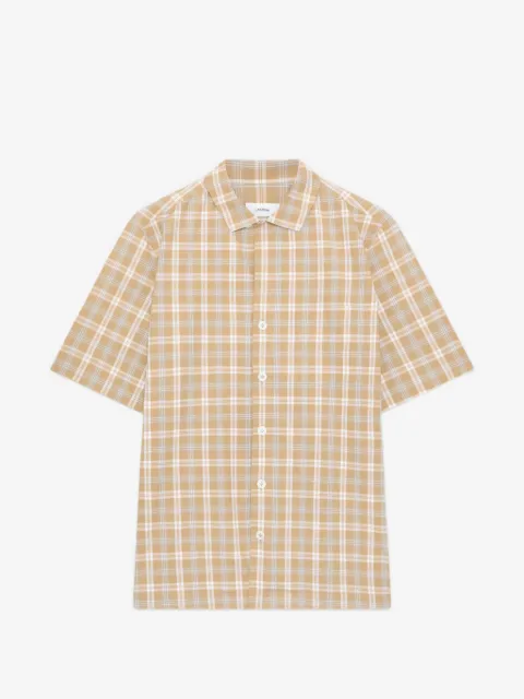 Lardini camisa con cuadros estampados