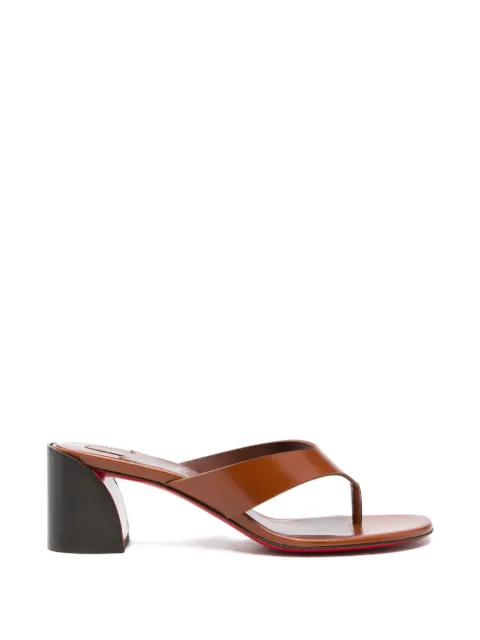Christian Louboutin 자네통가 블록 힐 샌들
