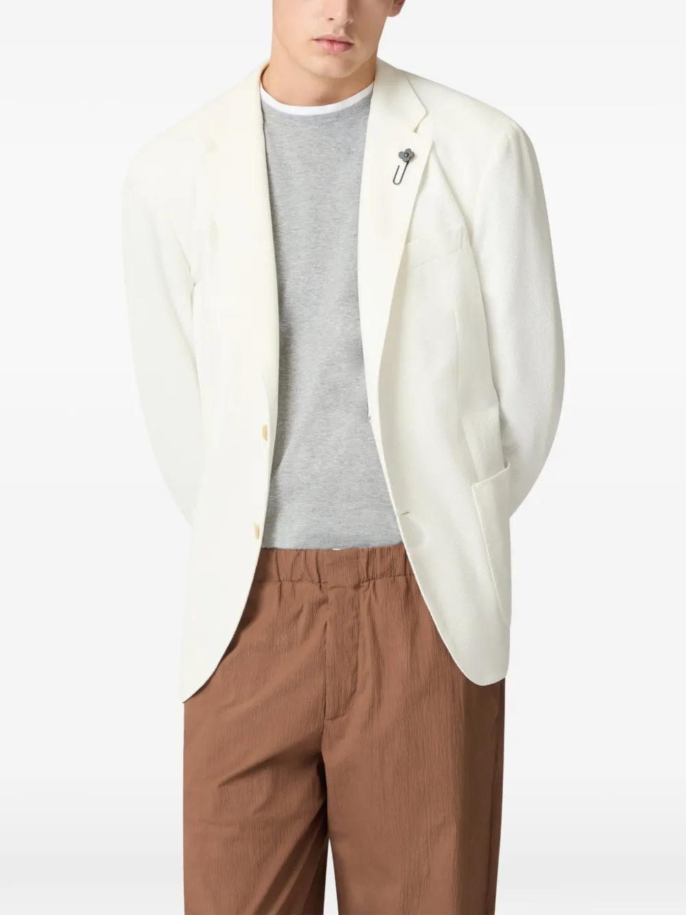  Lardini Blazer Monopetto - Toni Neutri 