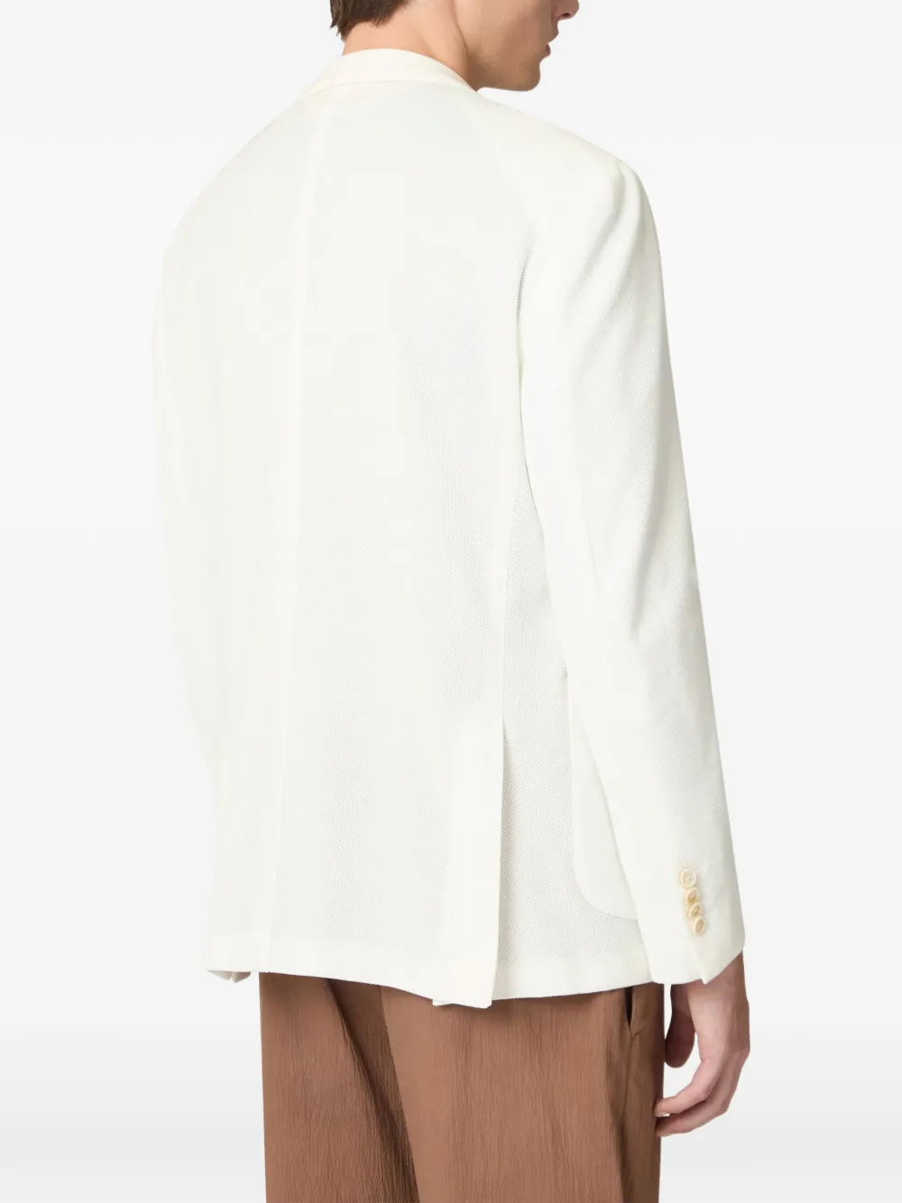 Lardini Blazer met enkele rij knopen Beige