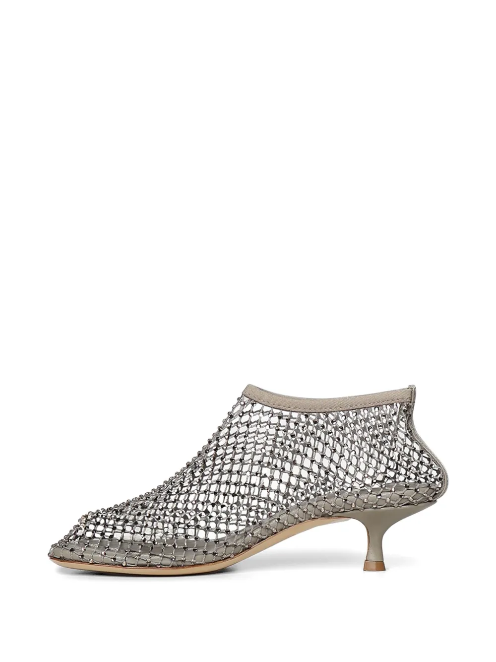 Christopher Esber Minette mesh pumps verfraaid met kristallen Beige