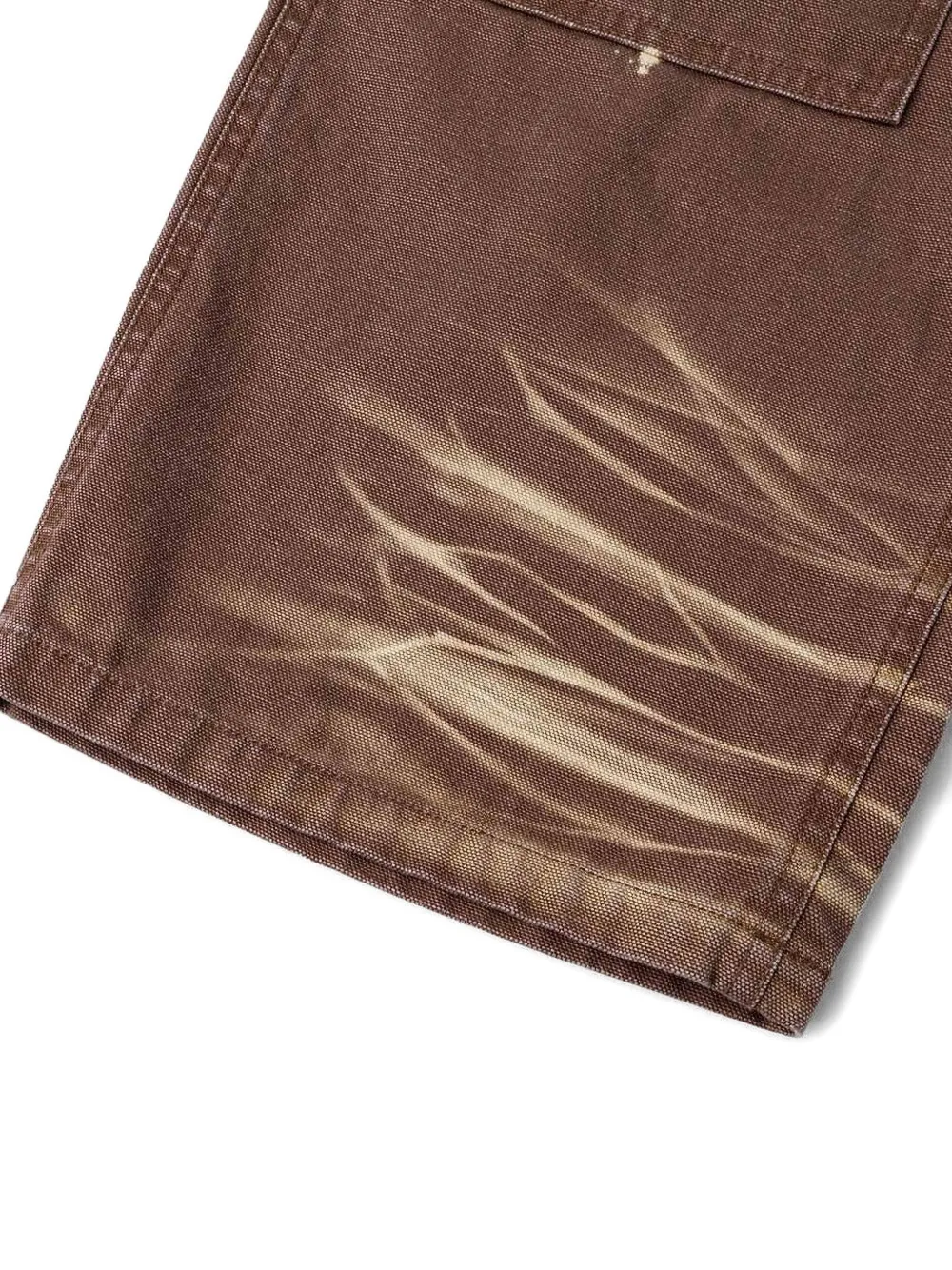 EVISU Daicock gerafelde jeans Bruin