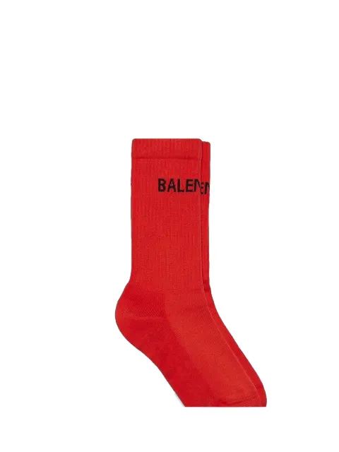 Balenciaga logo-intarsia ribbed socks