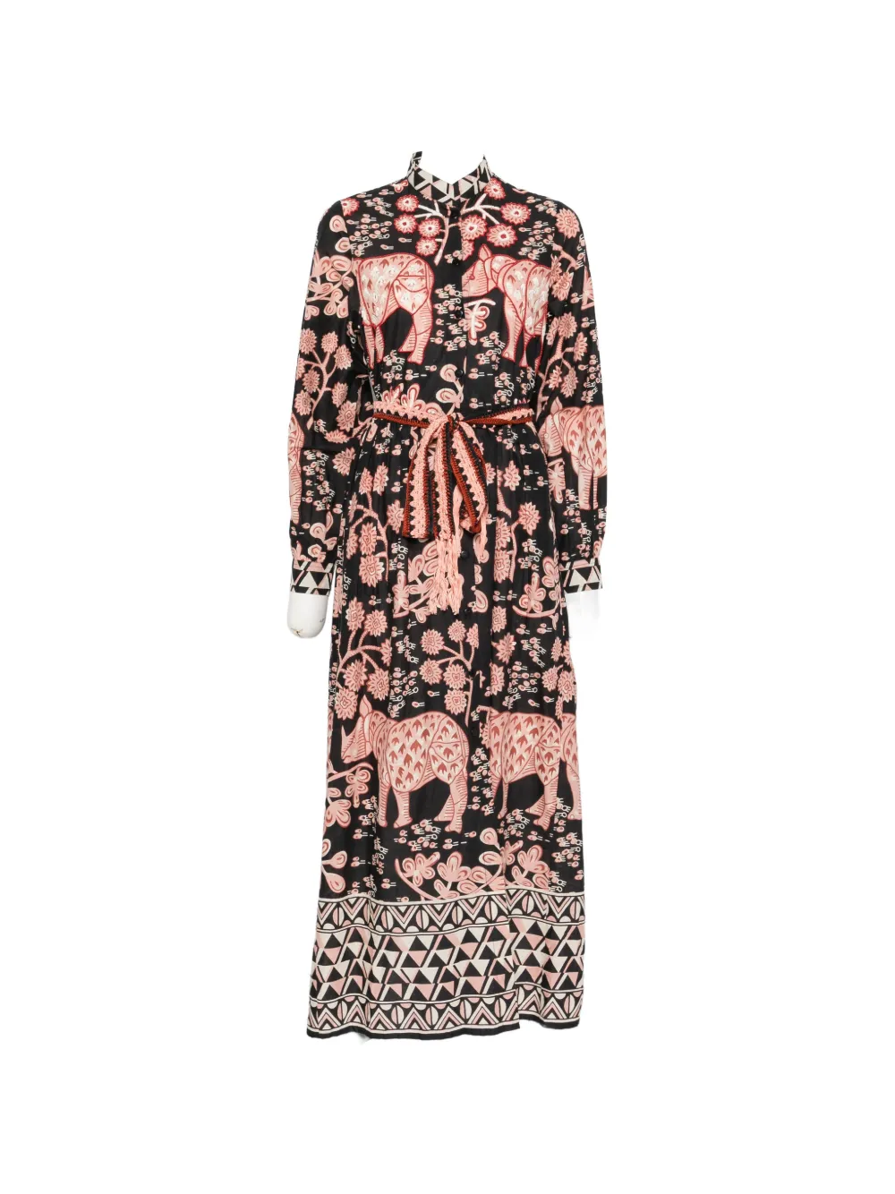CONNOR&BLAKE sequin-embellished animal-print maxi dress - Nero