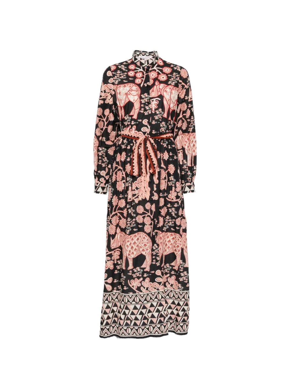 CONNOR&BLAKE sequin-embellished animal-print maxi dress - Nero