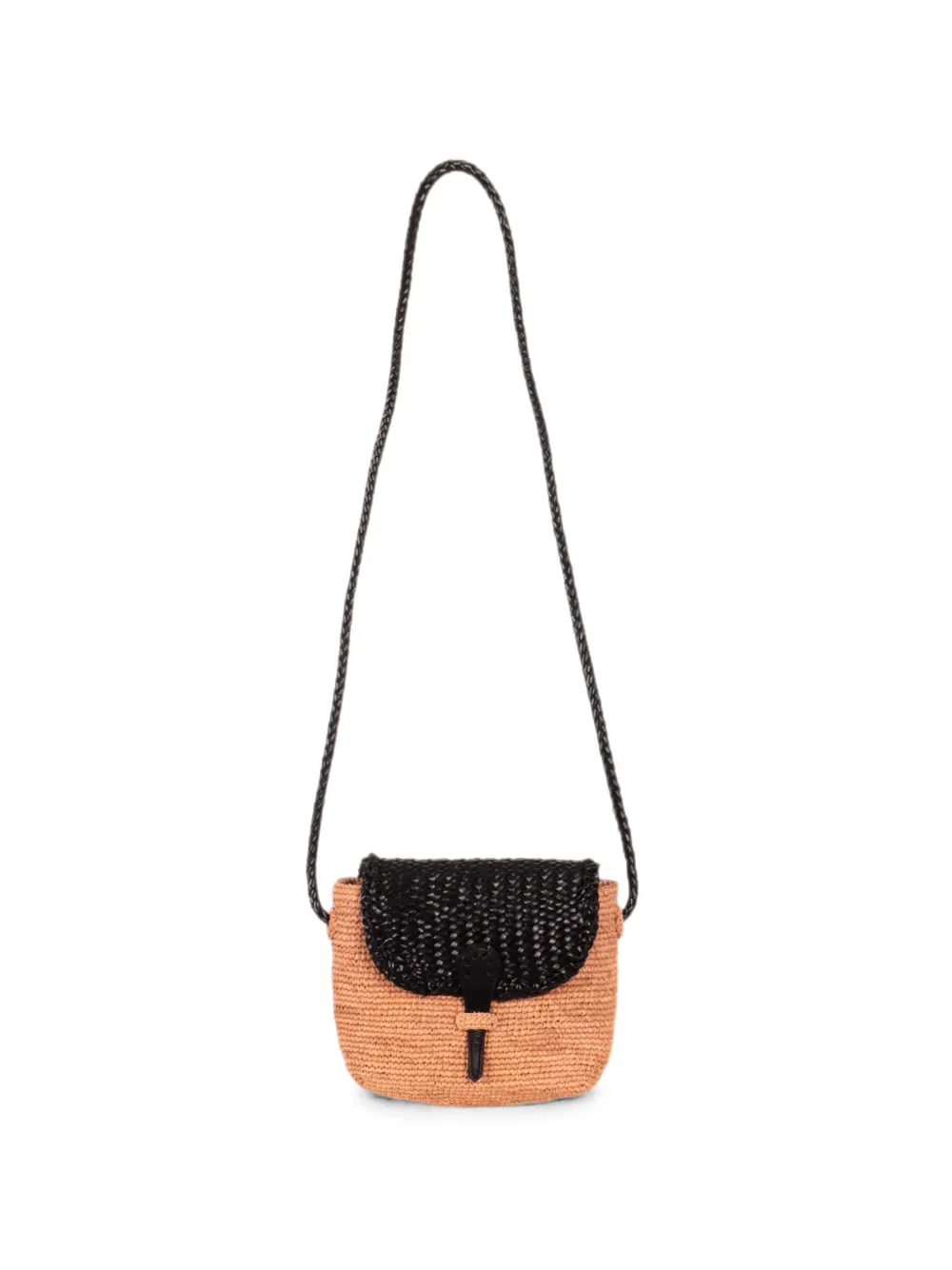 DRAGON DIFFUSION woven-design flap-closure crossbody bag - Toni neutri