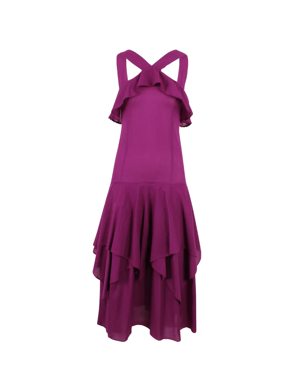 Filippa K ruffled tiered midi dress - Viola