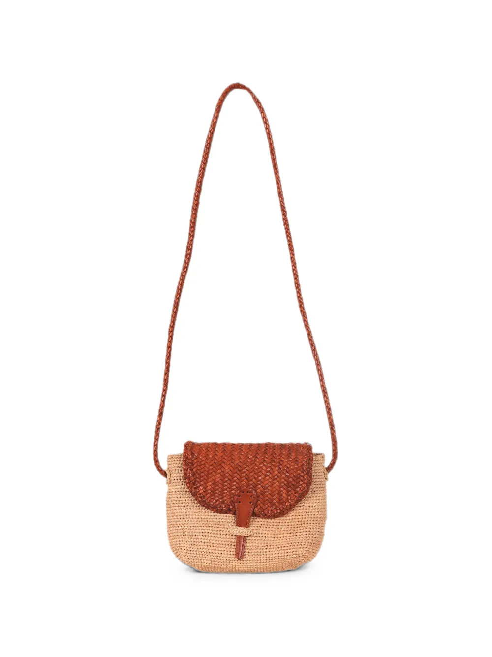 DRAGON DIFFUSION woven-design shoulder bag - Toni neutri