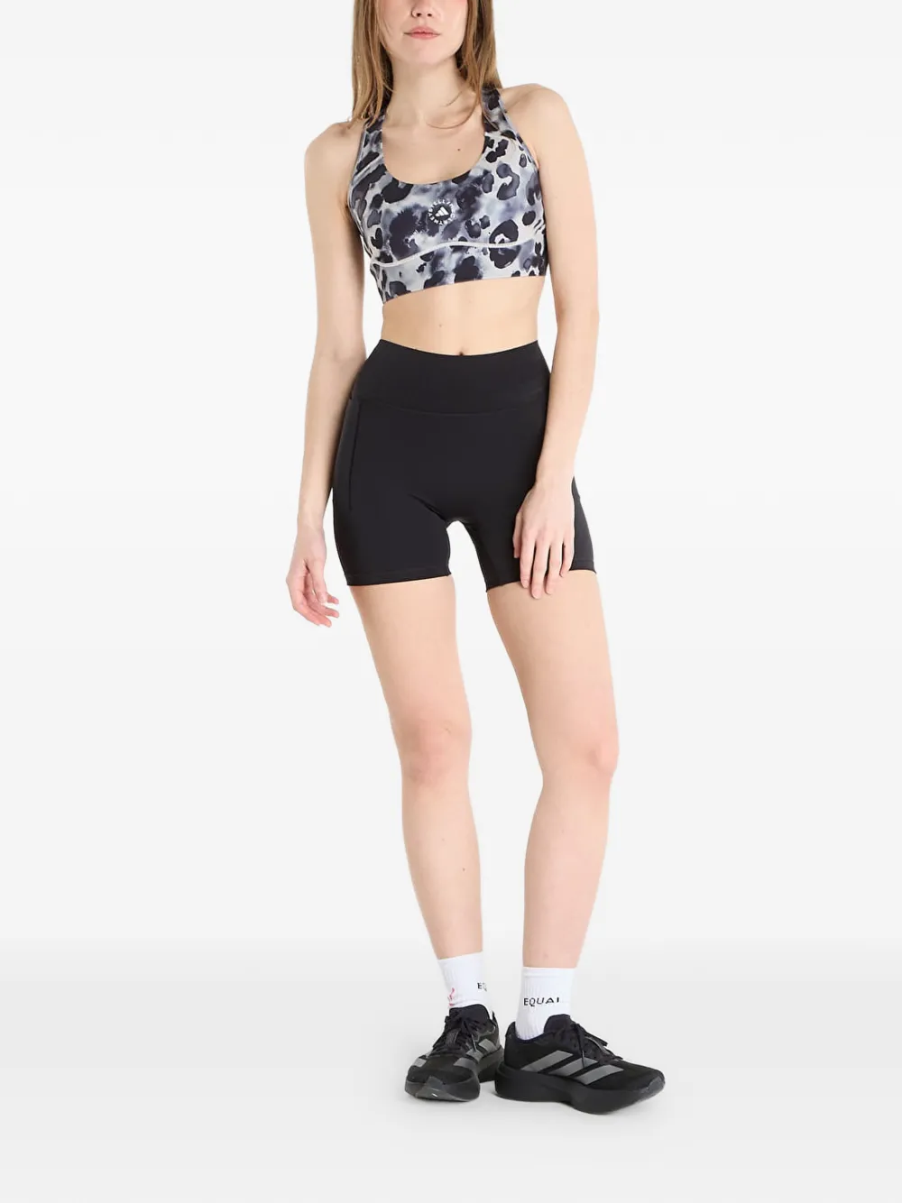 adidas Optime Power shorts met logoprint Zwart
