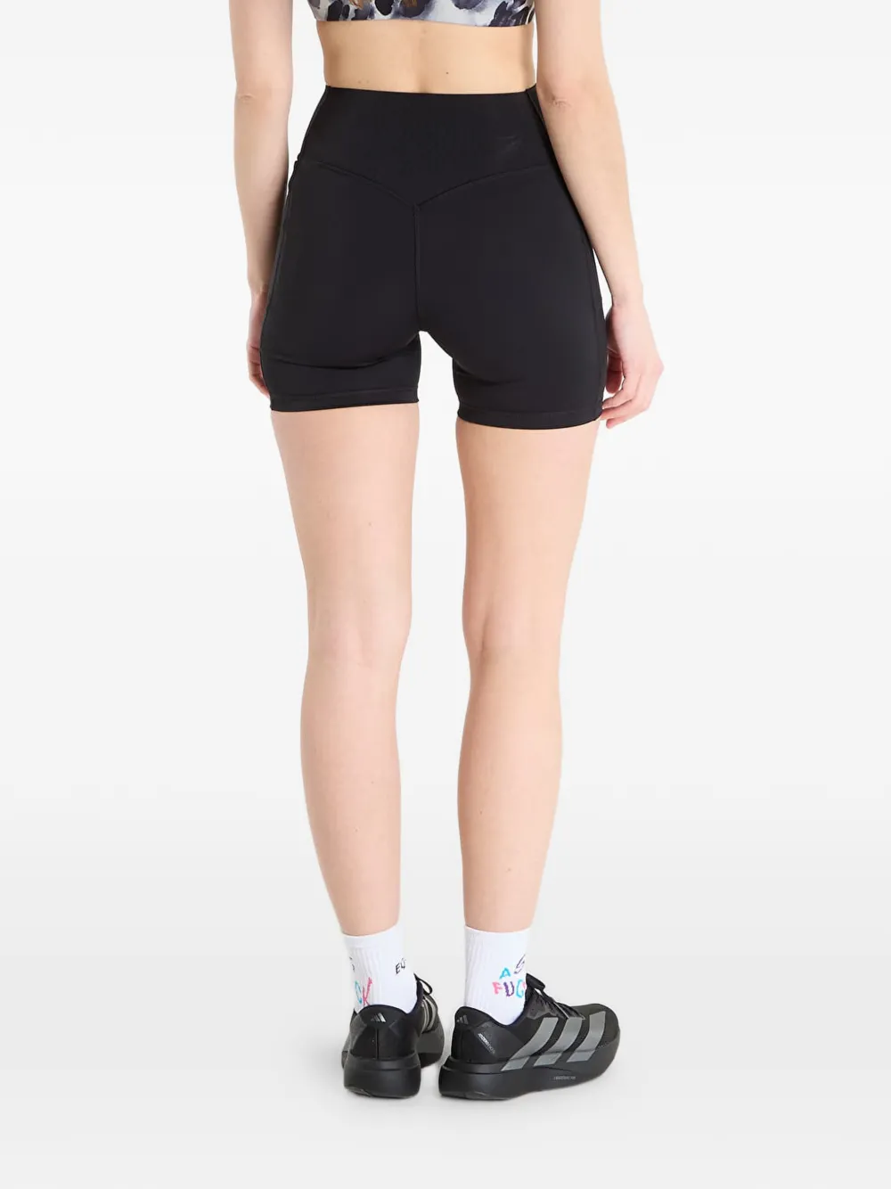 adidas Optime Power shorts met logoprint Zwart