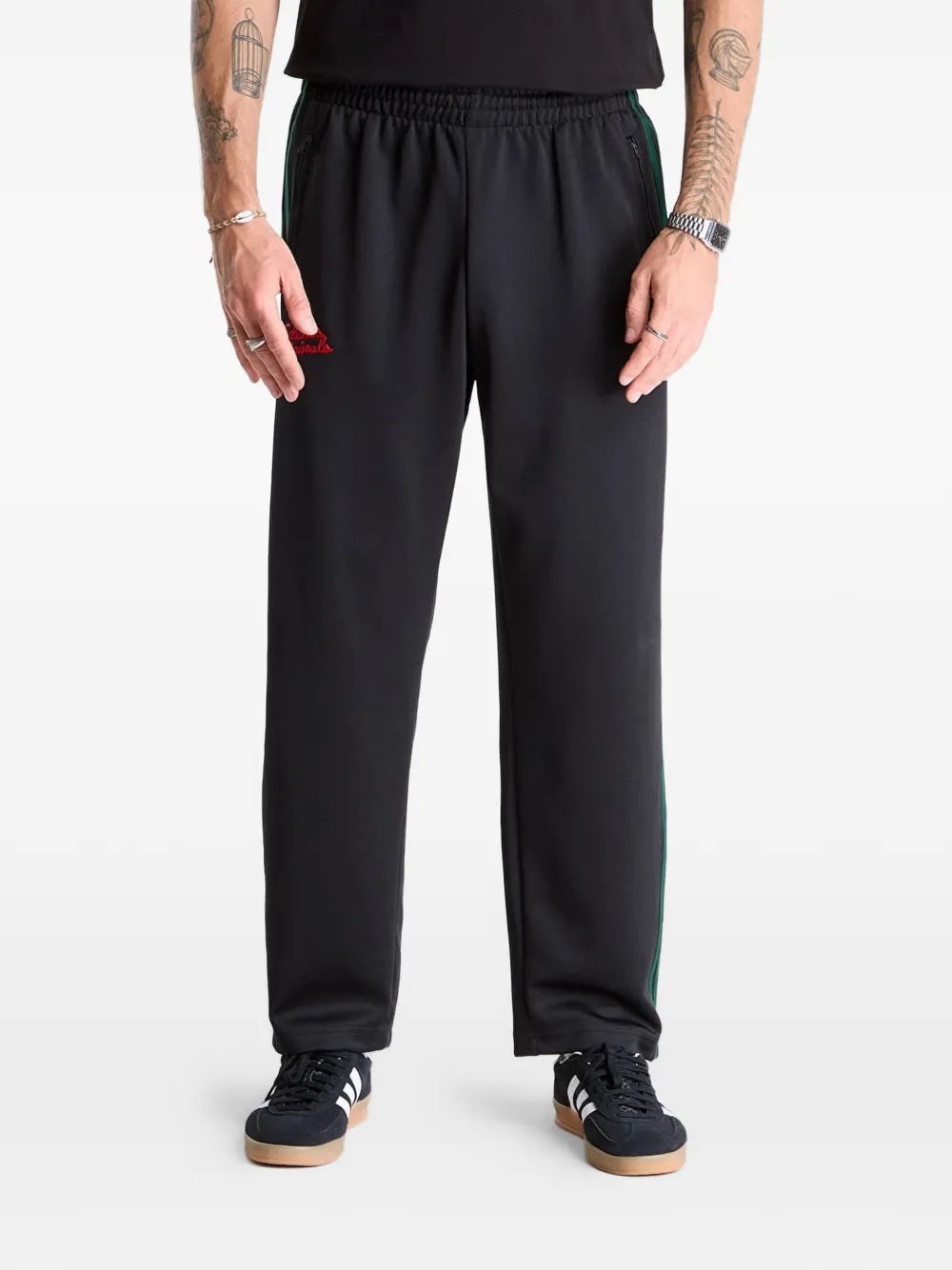 adidas Firebird side-stripe track pants - Nero