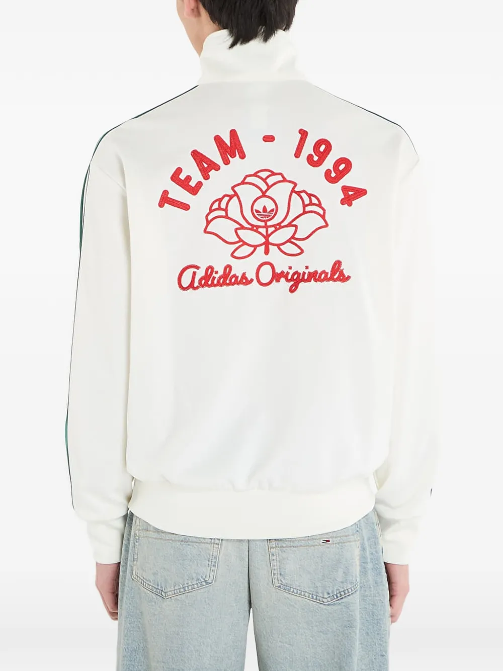 adidas Firebird Roses sweater Wit