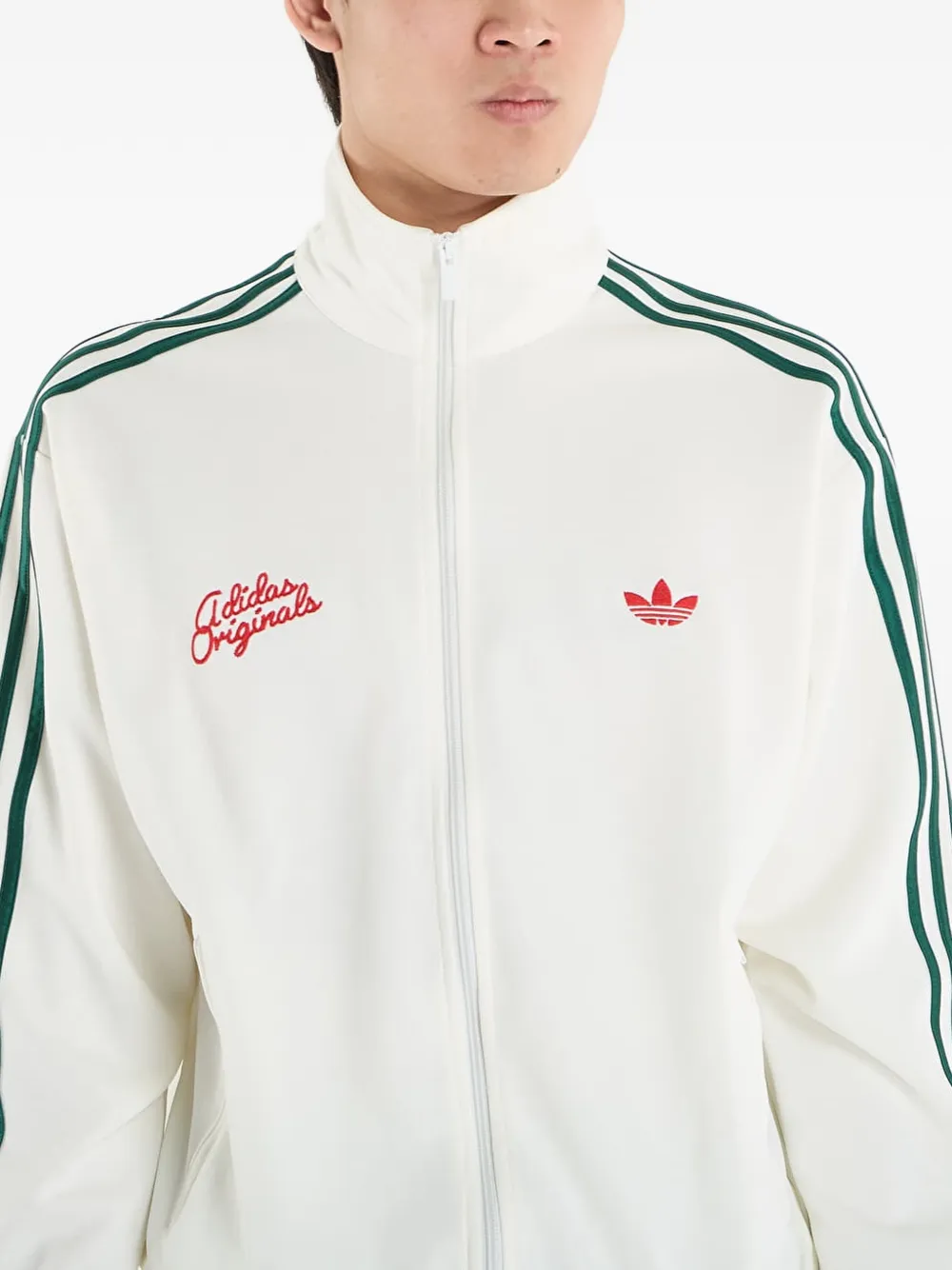 adidas Firebird Roses sweater Wit