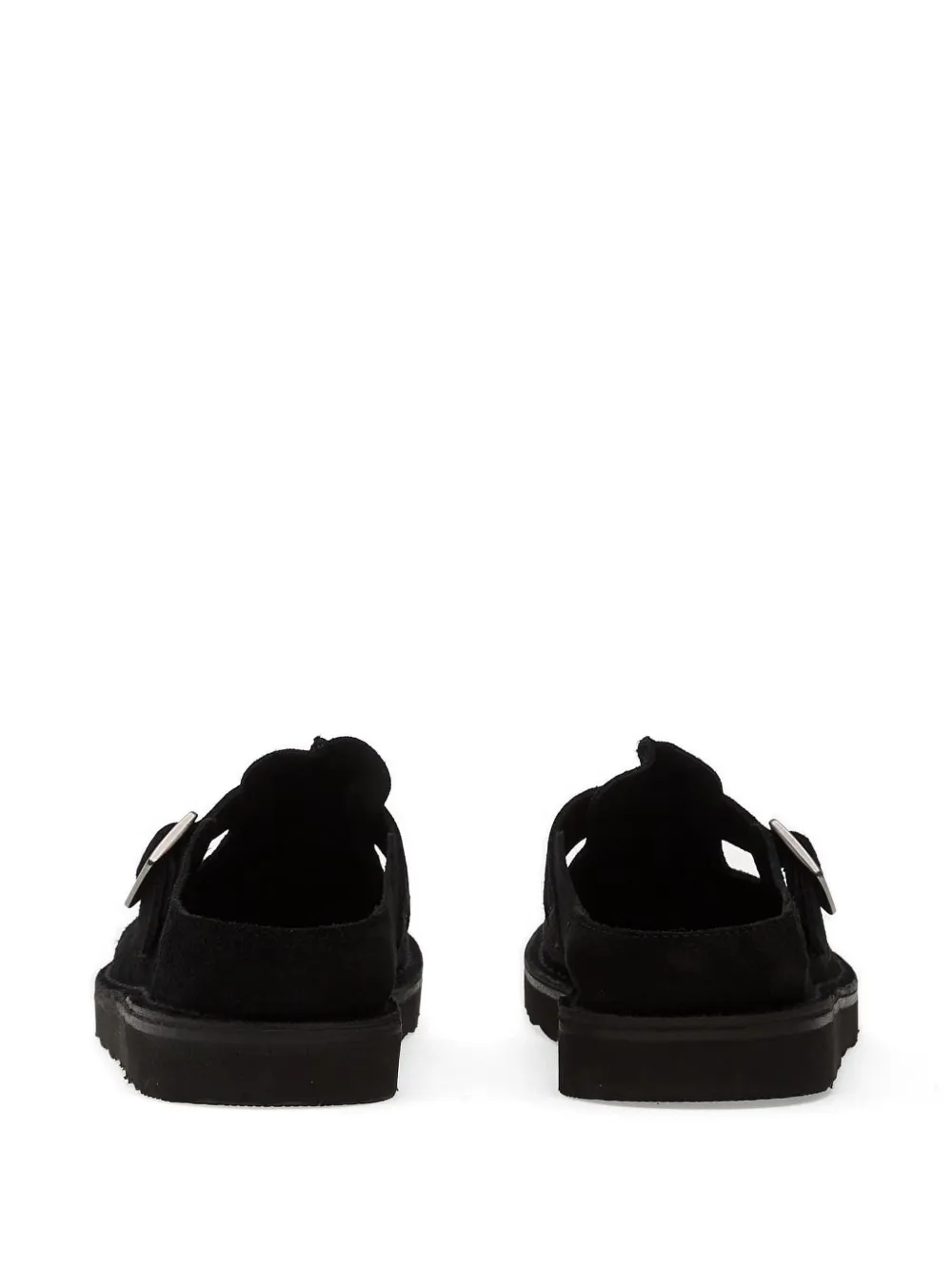 Clarks Solsbury buckle-strap mules Zwart