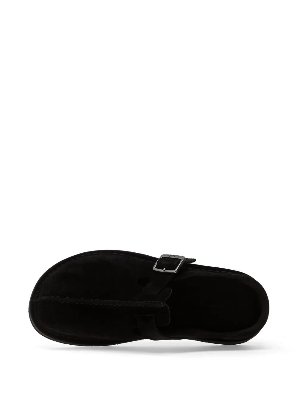 Clarks Solsbury buckle-strap mules Zwart
