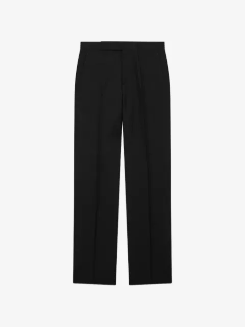 Lardini pantalon en laine mélangée à coupe plate