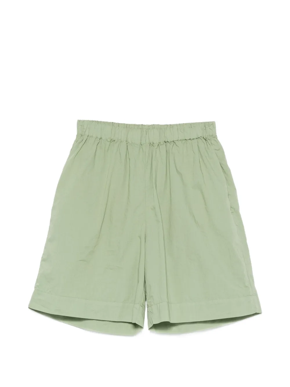Xacus Carlotta elasticated-waistband shorts - Green