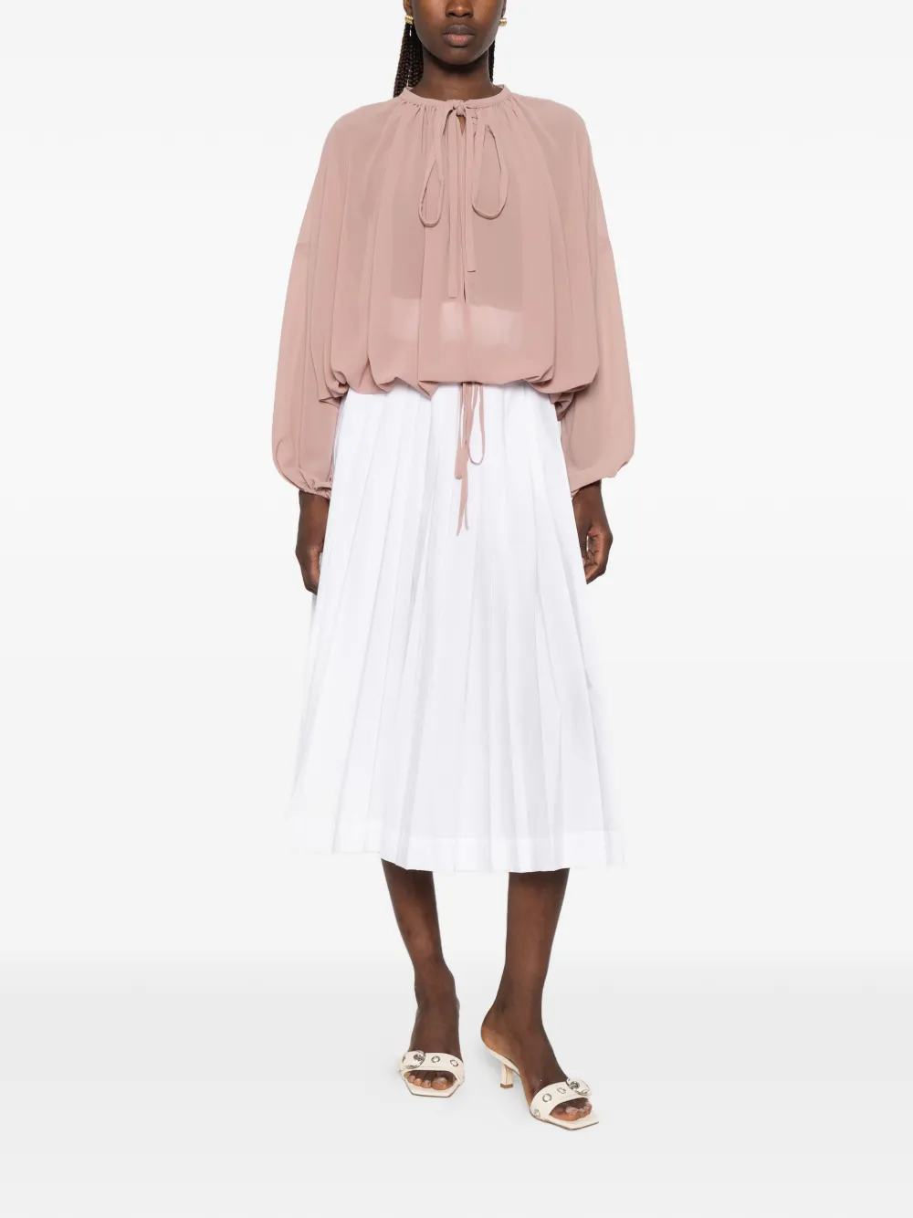  The M.. Blouse Elvira - Tons Neutres 