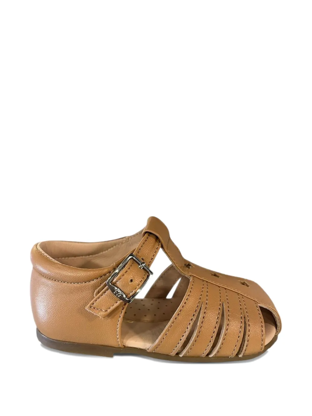Eli1957 cut-out leather sandals - Toni neutri