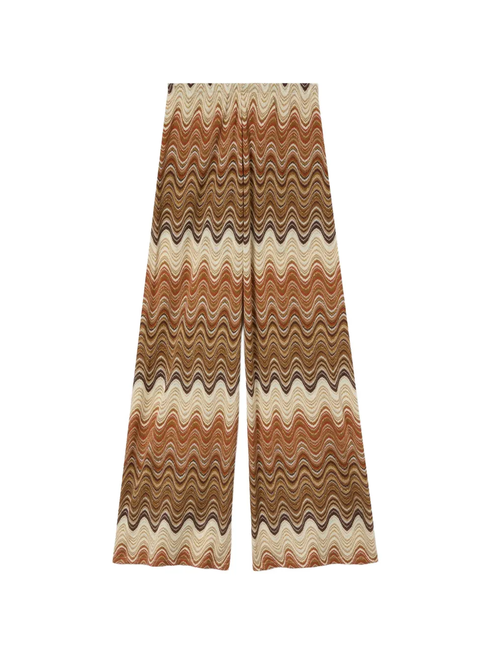 MC2 Saint Barth wave-pattern raschel-knit trousers