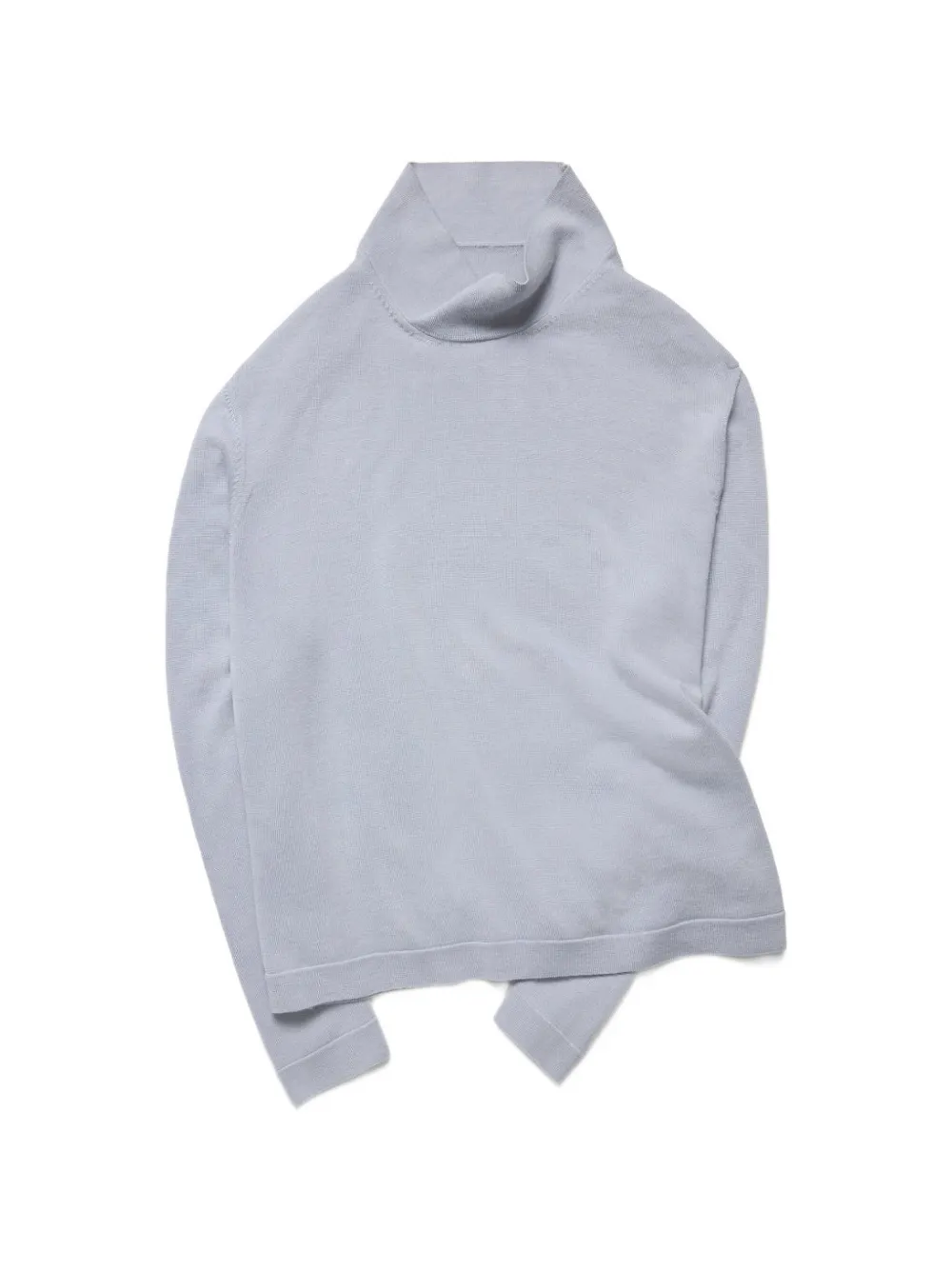 stoffa mock-neck knitted sweater - Blu