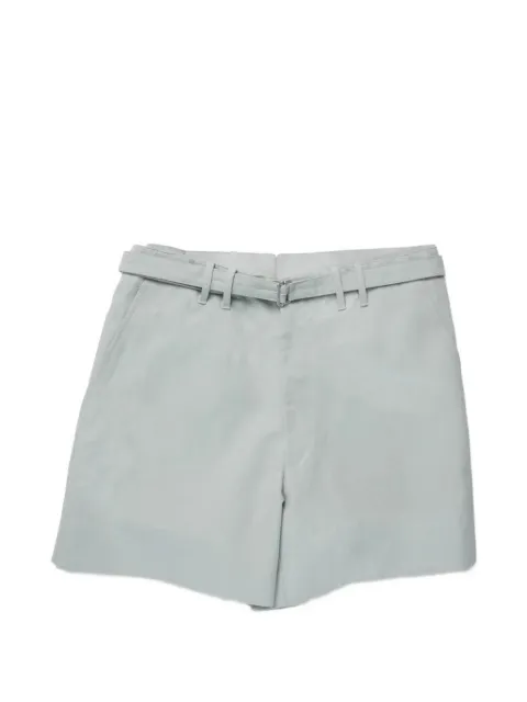 stoffa belted twill shorts